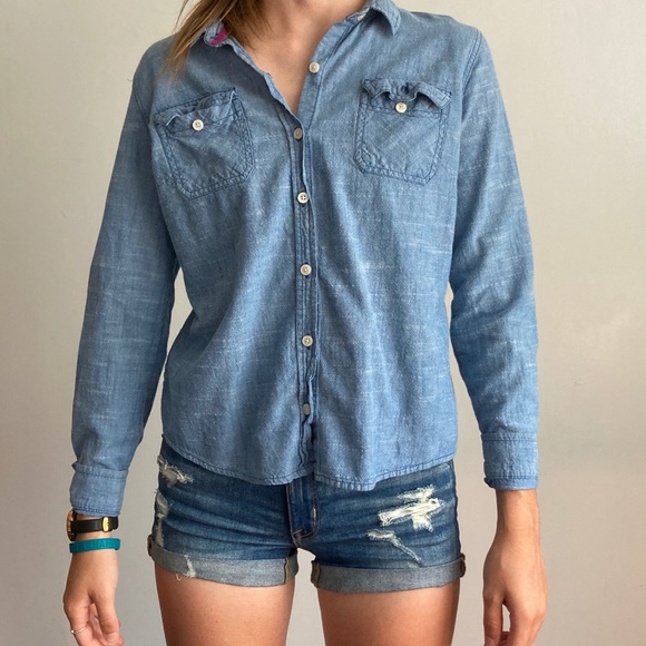 Ladies button down top - Picture 1 of 6